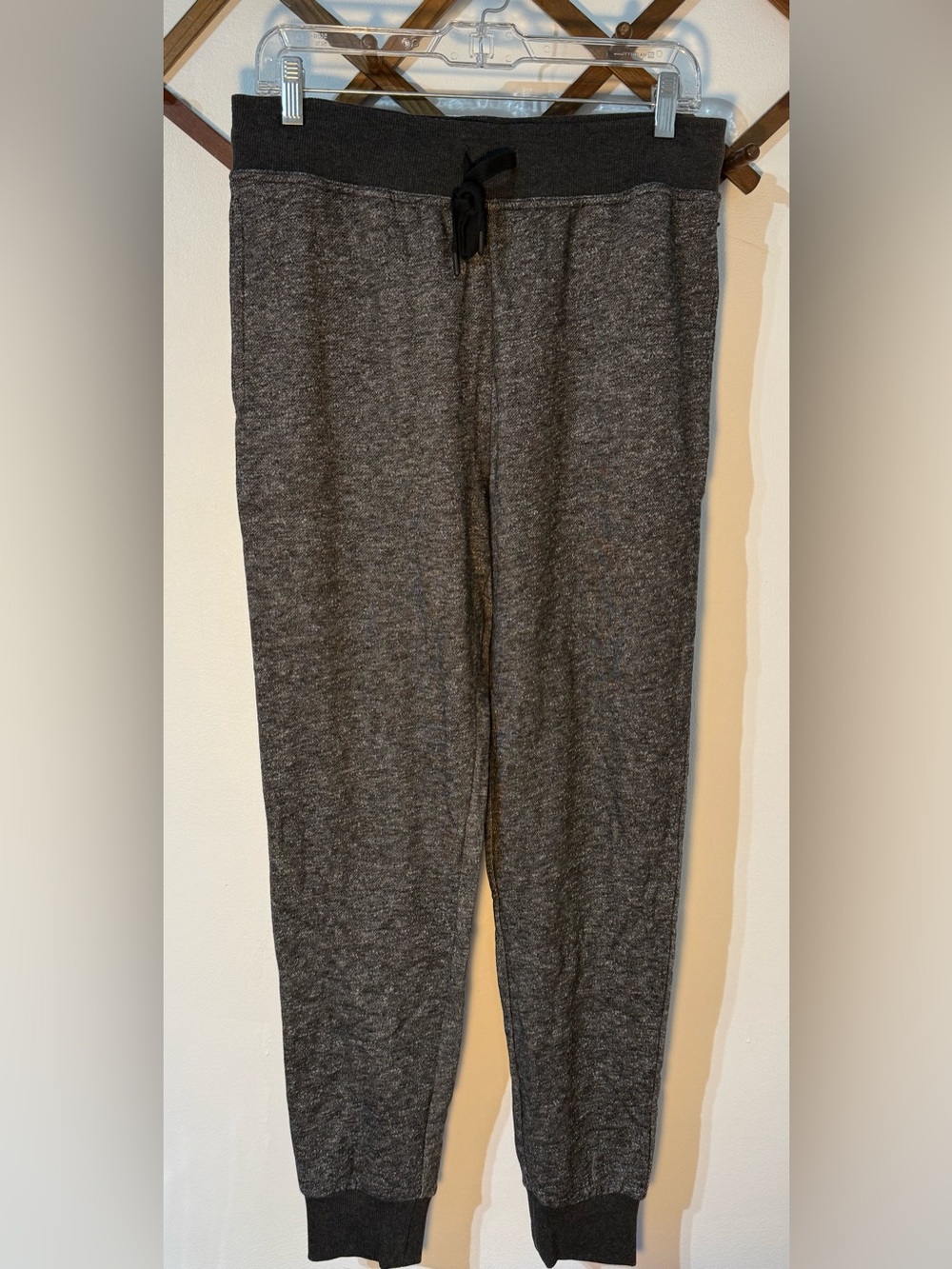 2Xist Woman's S/P/CH Gray Knit Jogger Style Lounge Athletic Casual Pants